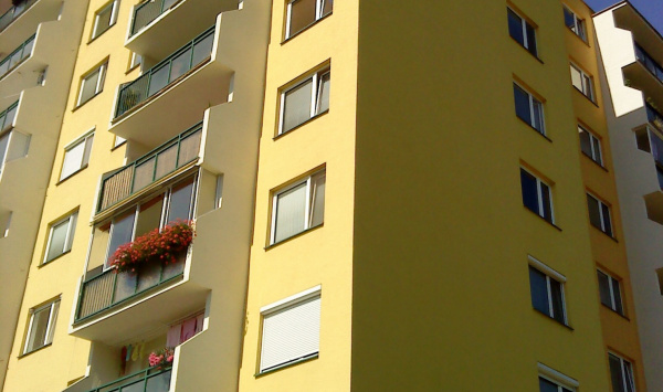 Náter fasády prevedený na Helsinskej ulici v Košiciach