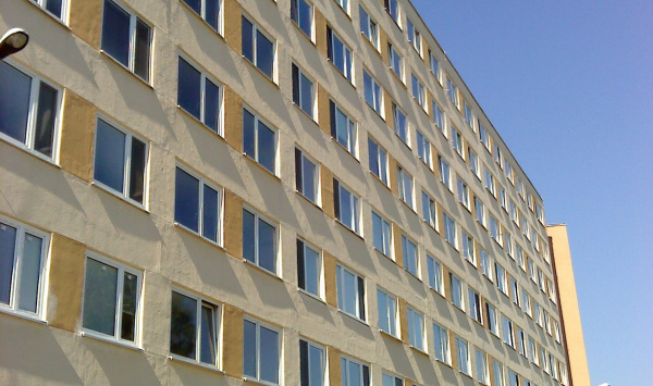 Obnova fasády na Clementisovej ulici v Košiciach